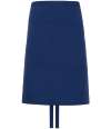 DE106 DP110 Dennys Polyester Waist Apron with Pocket Navy colour image